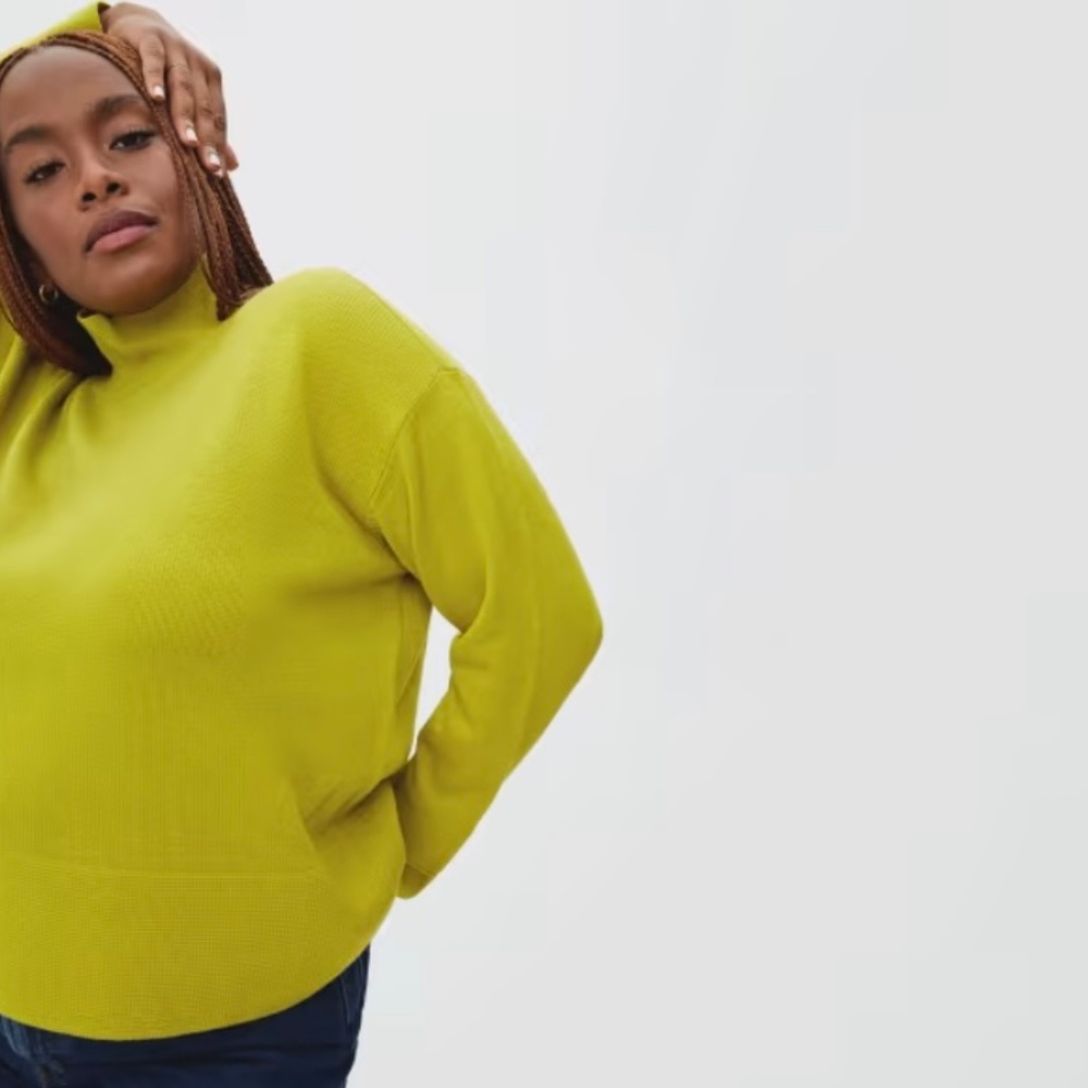 Everlane The Cashmere Square Turtleneck - Picture 5 of 7